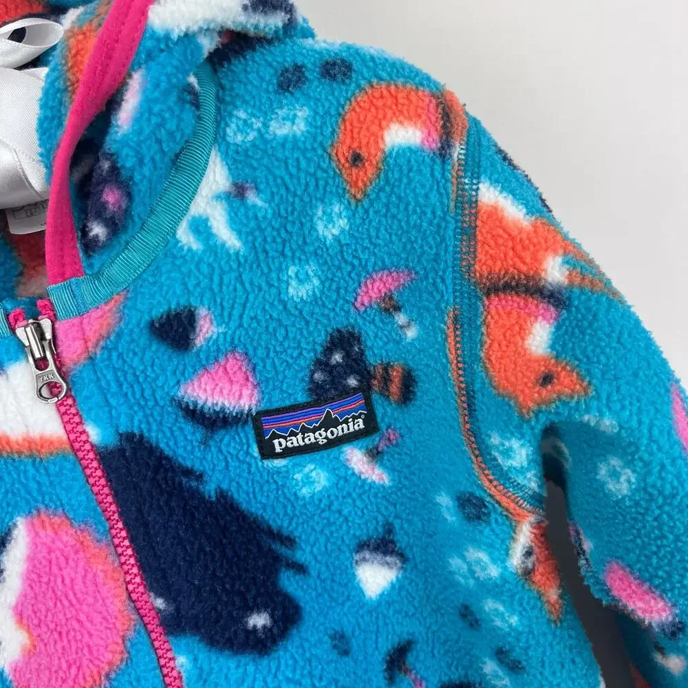 Patagonia Hooded Fleece Critter Jacket 3T
